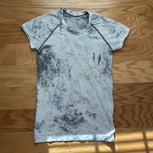 lululemon marble swiftly tech short sleeve